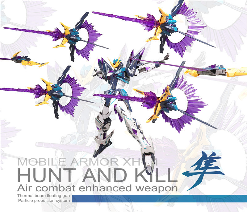 SNAA HUNT AND KILL 1/100 MG XH-01 Air Combat Enhanced Weapon Gundam
