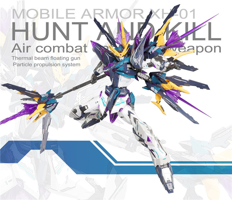 SNAA HUNT AND KILL 1/100 MG XH-01 Air Combat Enhanced Weapon Gundam