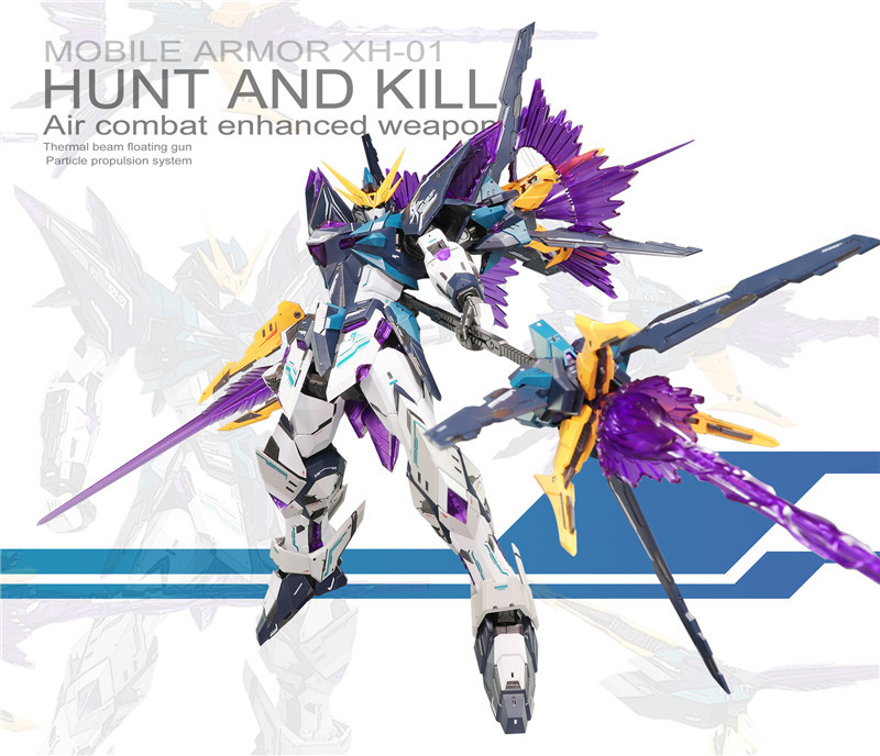 SNAA HUNT AND KILL 1/100 MG XH-01 Air Combat Enhanced Weapon Gundam