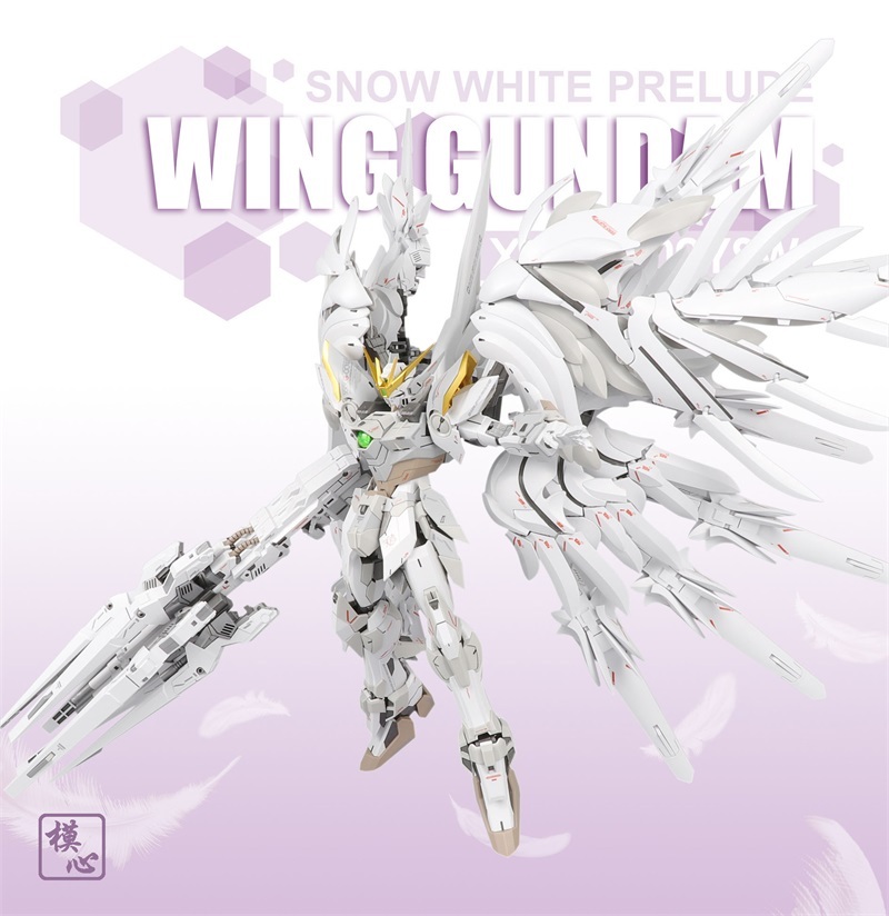 SUPERNOVA Snow White Prelude Wing Gundam Zero 1/100 MG XXXG-00YSW MOXIN Gundam