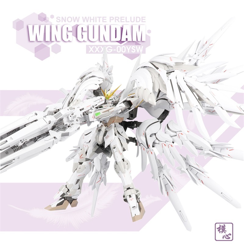 SUPERNOVA Snow White Prelude Wing Gundam Zero 1/100 MG XXXG-00YSW MOXIN Gundam