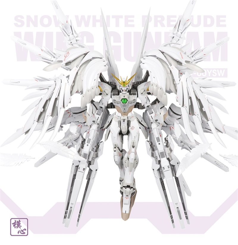 SUPERNOVA Snow White Prelude Wing Gundam Zero 1/100 MG XXXG-00YSW MOXIN Gundam