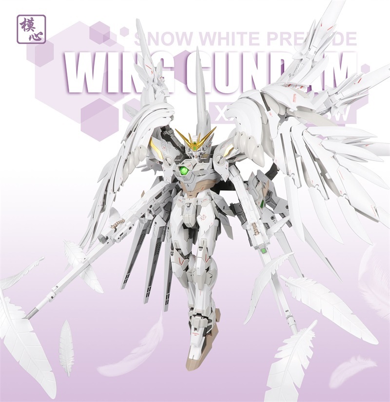 SUPERNOVA Snow White Prelude Wing Gundam Zero 1/100 MG XXXG-00YSW MOXIN Gundam