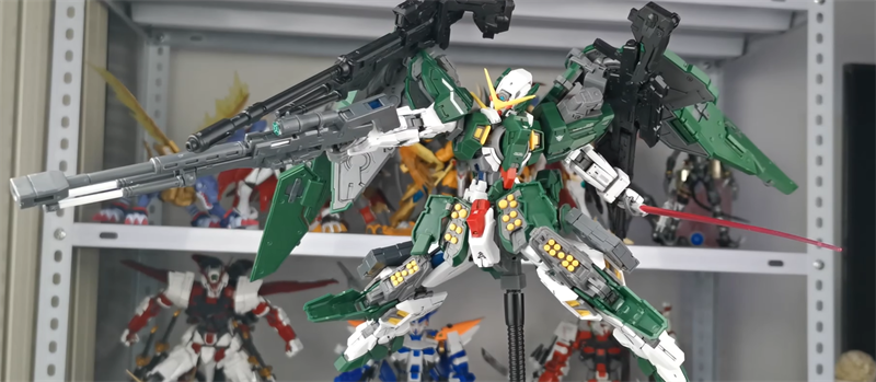 XX MODEL Kit For Gundam Dynames 1/100 MG GN-002 Gundam CAIMIAOMIAO Version