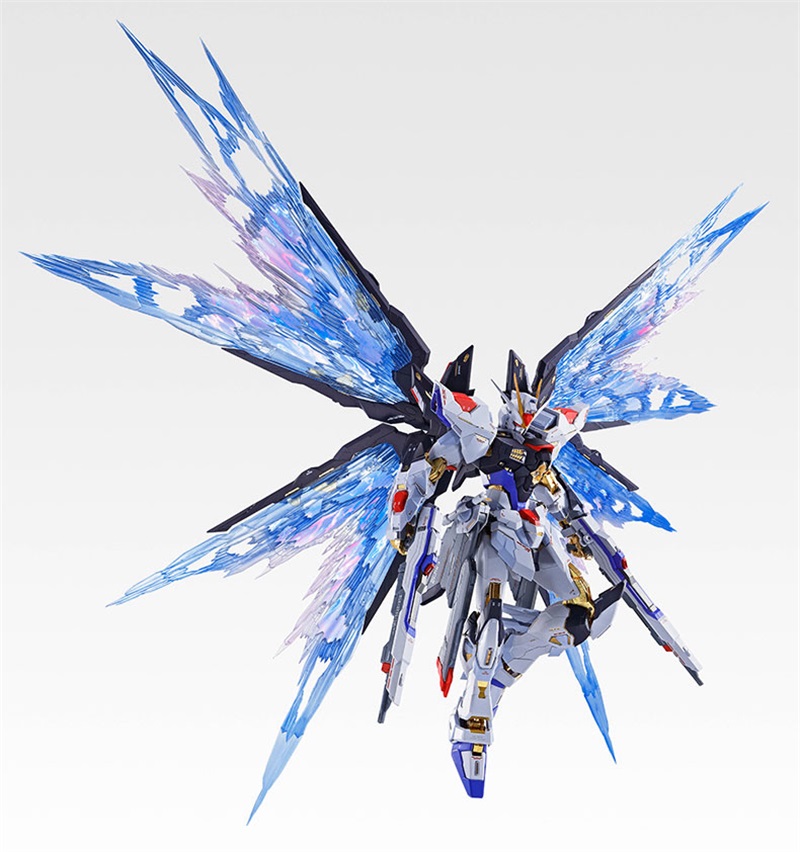 MC STRIKE FREEDOM GUNDAM SOUL BLUE Ver. With WINGS OF LIGHT 1/100