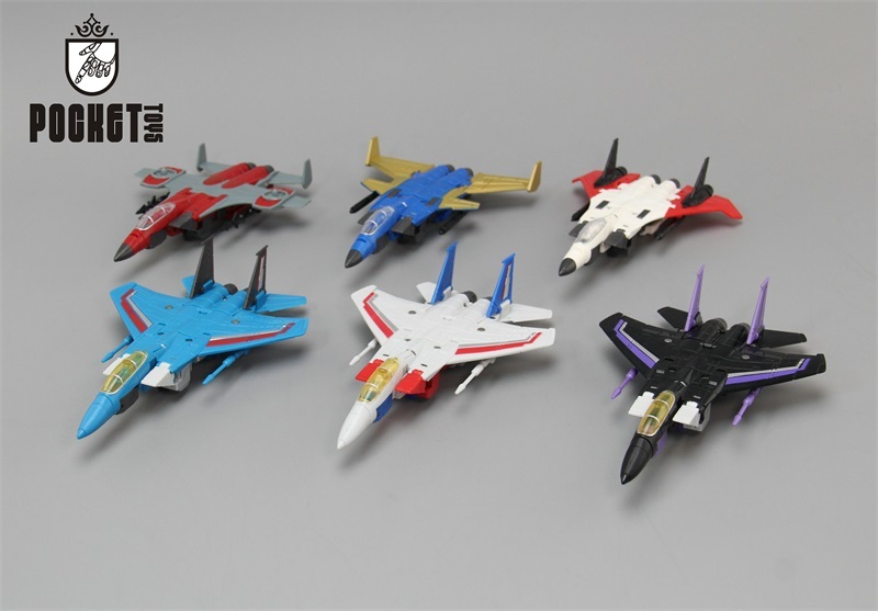 PocketToys (PT) 01 Starscream Thundercracker Skywarp T.S 01