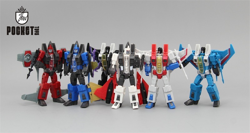 PocketToys (PT) 01 Starscream Thundercracker Skywarp T.S 01