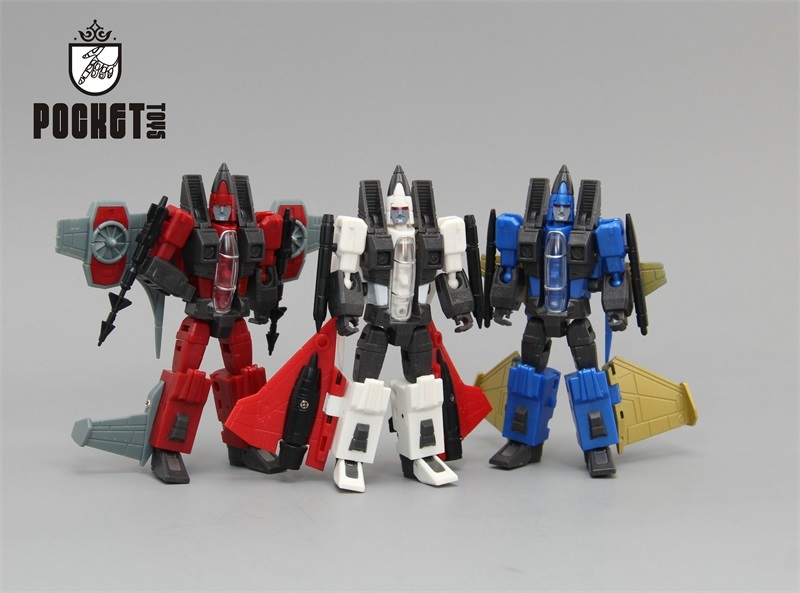 PocketToys (PT) 01 Starscream Thundercracker Skywarp T.S 01