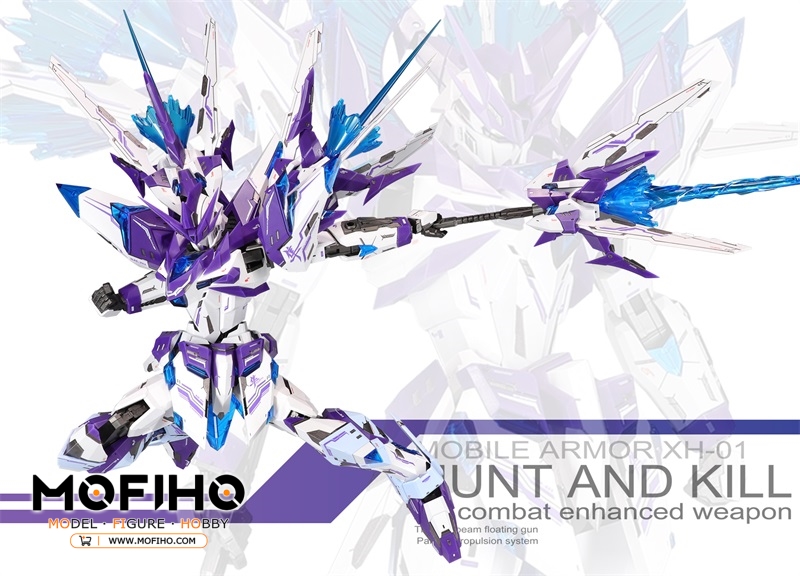 SNAA HUNT AND KILL 1/100 MG XH-01 Air Combat Enhanced Weapon Gundam
