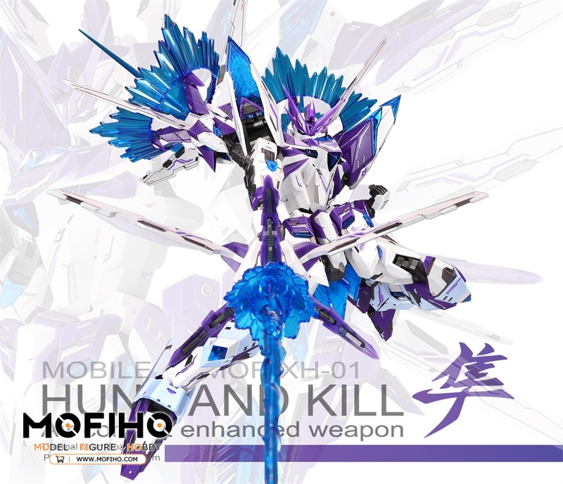 SNAA HUNT AND KILL 1/100 MG XH-01 Air Combat Enhanced Weapon Gundam