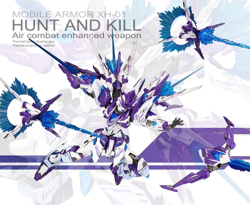 SNAA HUNT AND KILL 1/100 MG XH-01 Air Combat Enhanced Weapon Gundam