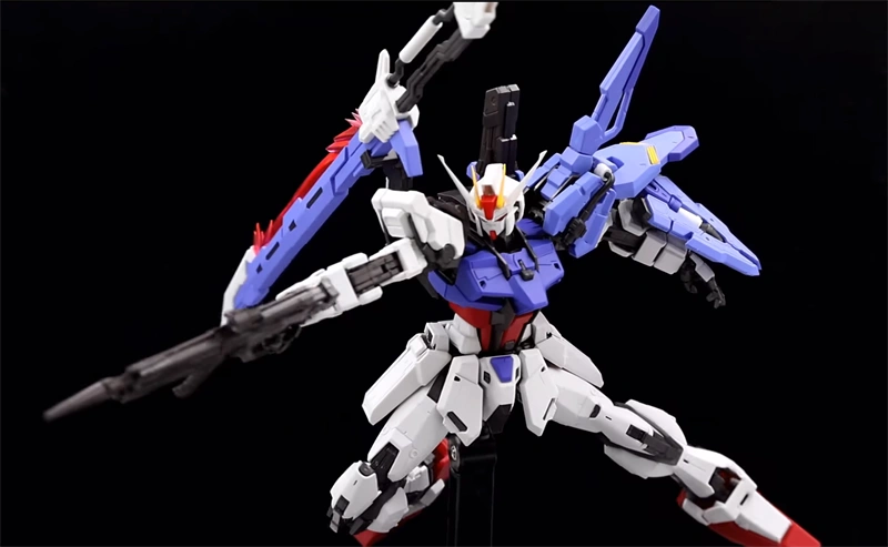 WUJI Model ATH-001 Sword Strike Gundam 1/100 MG  GAT-X105+AQM/E-X02 Gundam