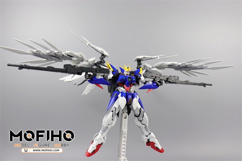 MJH 1/100 MG XXXG-00W0 Wing Gundam Zero EW Ver. HIRM Purple Version Model  Kit w/ Decal - GunDamit Store