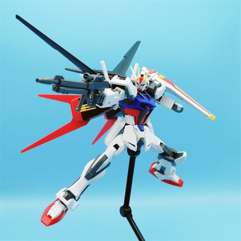 GAOGAO ALIE STRIKE GUNDAM 1/144 HG GAT-X105+AQM/E-X01