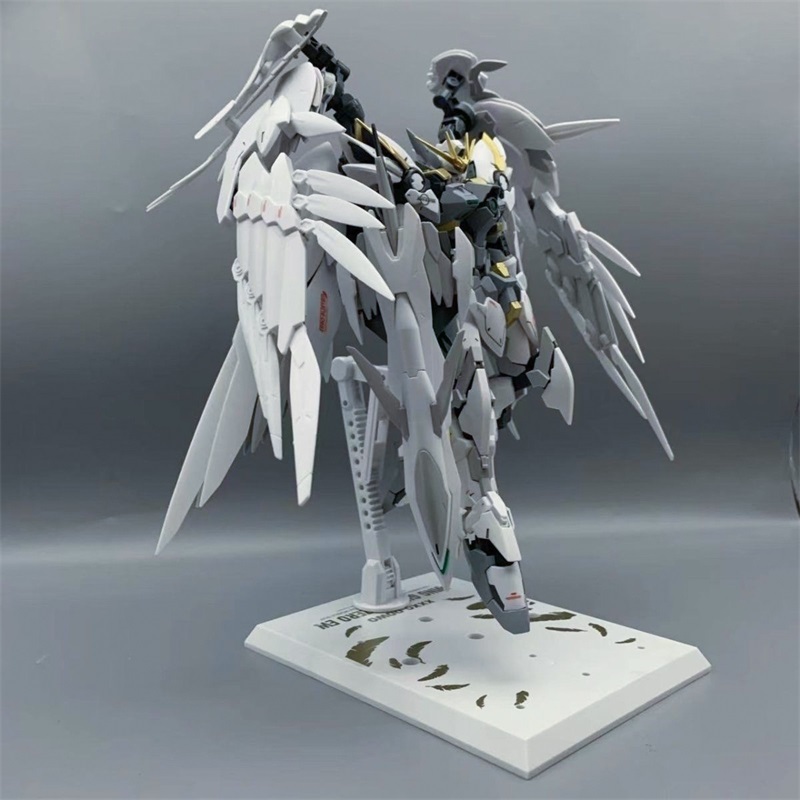 MJH Wing Gundam HIRM Snow White Prelude 1/100 MG XXXG-00YSW Gundam MOJIANGHUN