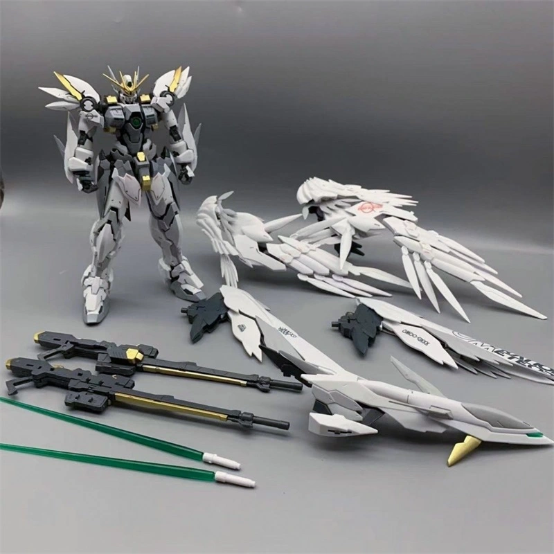 MJH Wing Gundam HIRM Snow White Prelude 1/100 MG XXXG-00YSW Gundam