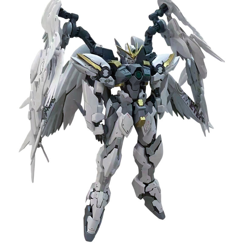 MJH Wing Gundam HIRM Snow White Prelude 1/100 MG XXXG-00YSW Gundam MOJIANGHUN