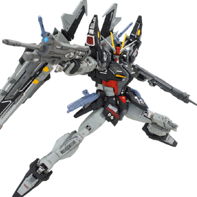 DRAGON MOMOKO Strike Noir Gundam 1/100 MG GAT-X105E+AQM/E-X09S Gundam