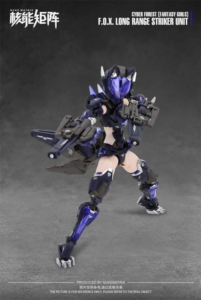 NUKE MATRIX CF01 F.O.X. LONG RANGE STRIKER UNIT The Shadow of War Cyber Forest Fantasy Girls