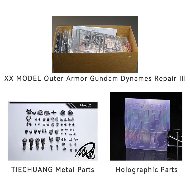 XX MODEL Gundam Dynames Repair III Armor 1/100 MG GN-002 Gundam