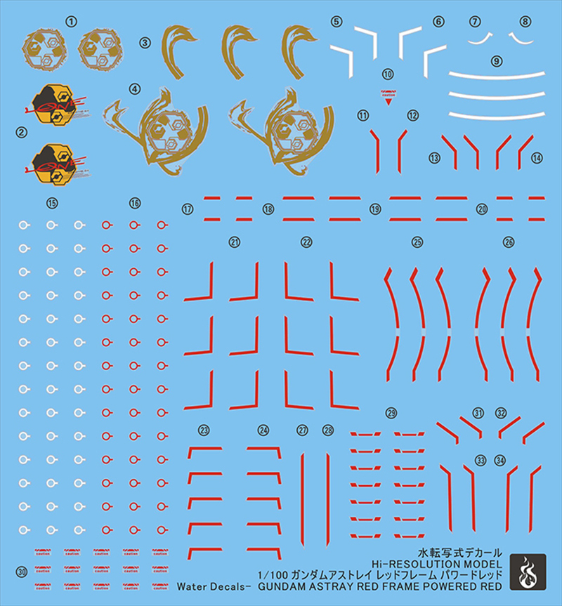 MJH Gundam Astray Red Frame Powered Red 1/100 MG MBF-P02