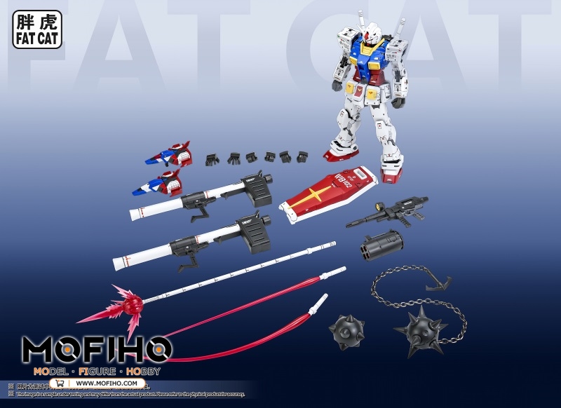 RG拡大版 1/100 RX-78-2 ガンダム FAT CAT 塗装済完成品② UPDATE Fat Cat Studio 1/100 scale RG RX-78-2 Version 2.0