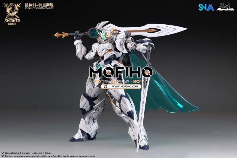 SNAA TITAN GREATSWORD TRISTAN 1/144 BE SC-002 The Round Table Knights