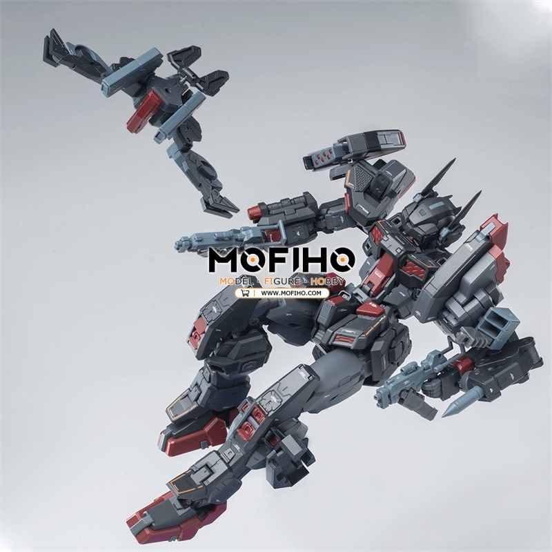 Frozen Metal THE THIRD KNIGHT FAMINE 1/100 MG RBO8-XR BLACK RIDER RX-80BR