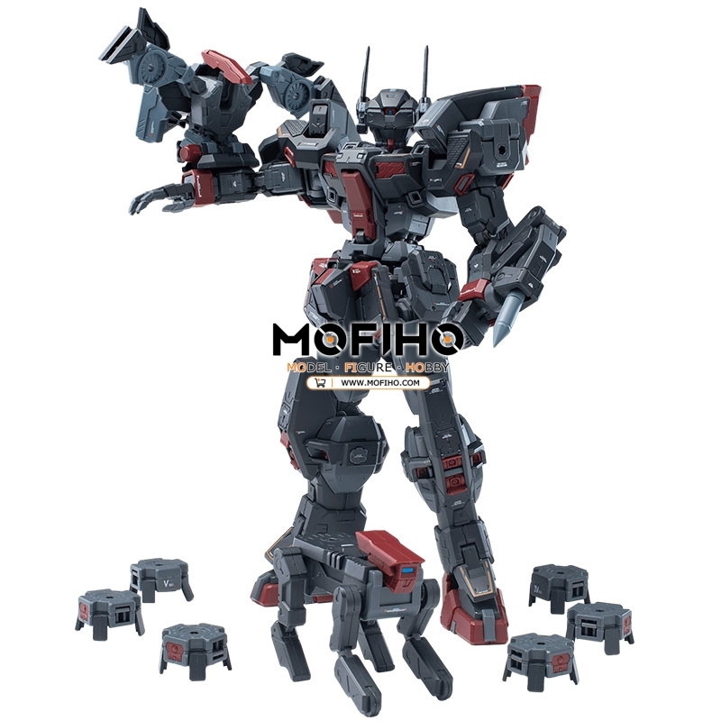 Frozen Metal THE THIRD KNIGHT FAMINE 1/100 MG RBO8-XR BLACK RIDER RX-80BR