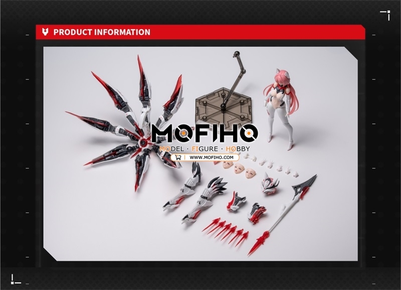 SOSKILL X Eastern Model DA JI 1/12 THE NINE - TAILED FOX A.T.K. GIRL SERIES