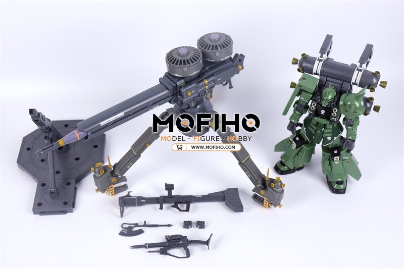 LEIEN MODEL ZAKU II + BIG GUN SET 1/100 MG MS-06 THUNDERBOLT Ver. ZG003