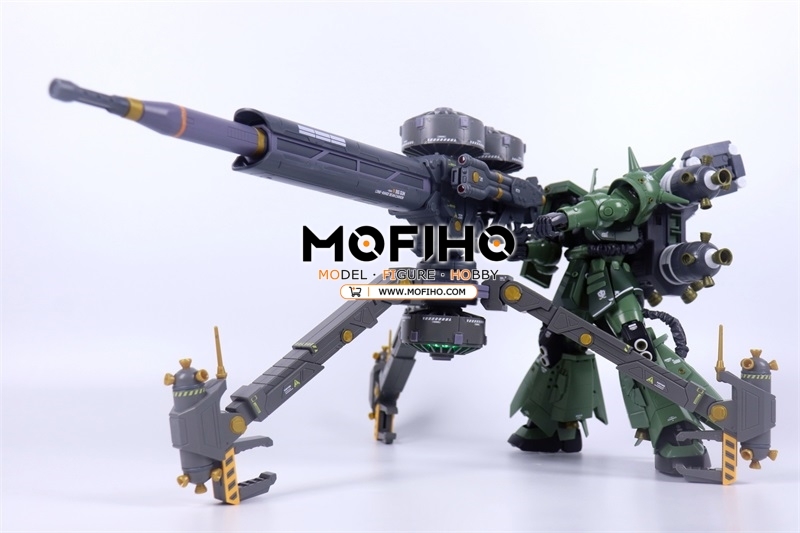 LEIEN MODEL ZAKU II + BIG GUN SET 1/100 MG MS-06 THUNDERBOLT Ver. ZG003