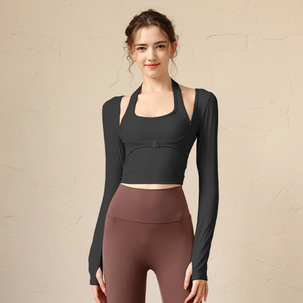 Yoga long sleeve fitness clothes
