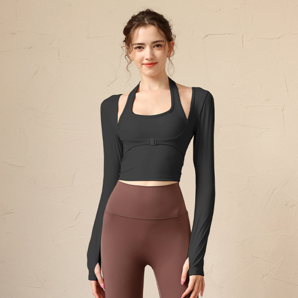 Yoga long sleeve fitness clothes