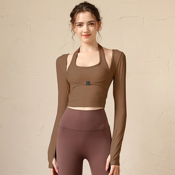Yoga long sleeve fitness clothes