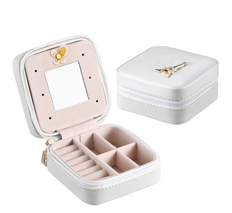 Alenvenew 2023 NEW Dustproof Jewelry Box for Women and Girls With Velvet Storage Earring Ring Necklace Bracelets