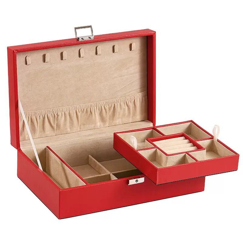 Alenvenew 2023 NEW Jewelry Box for Women and Girls With Velvet Dustproof  Storage Earring Ring Necklace Bracelets