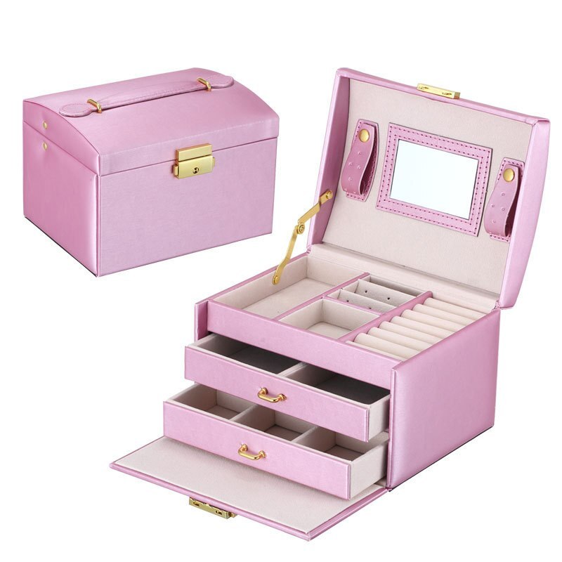 Alenvenew  2023 Kashger Large Capacity Fashion Pu Leather European And American  Jewelry Storage Box