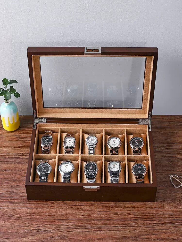 Anevenew 2023 Premium Exquisite Dustproof Bracelet Watch Home Arrangement Display Storage Box