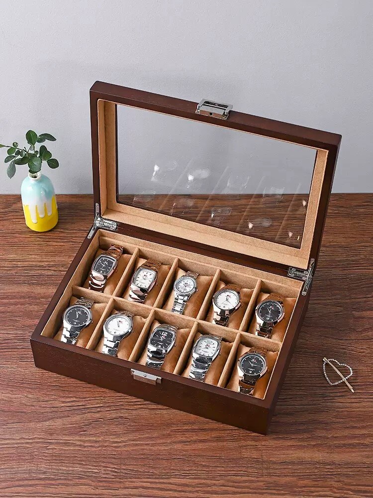 Anevenew 2023 Premium Exquisite Dustproof Bracelet Watch Home Arrangement Display Storage Box