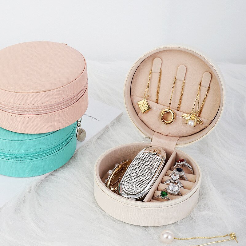 Alenvenew 2023 NEW Dustproof Jewelry Box for Women and Girls With Velvet Storage Earring Ring Necklace Bracelets