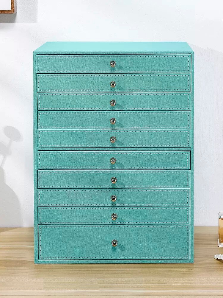Anevenew 2023 New Super Large Capacity Ten Floor Premium Exquisite Light Luxury Jewelry Storage Cabinet