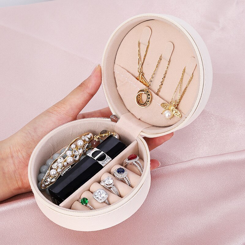 Alenvenew 2023 NEW Dustproof Jewelry Box for Women and Girls With Velvet Storage Earring Ring Necklace Bracelets