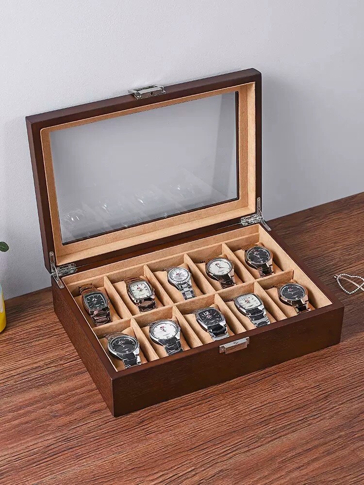 Anevenew 2023 Premium Exquisite Dustproof Bracelet Watch Home Arrangement Display Storage Box
