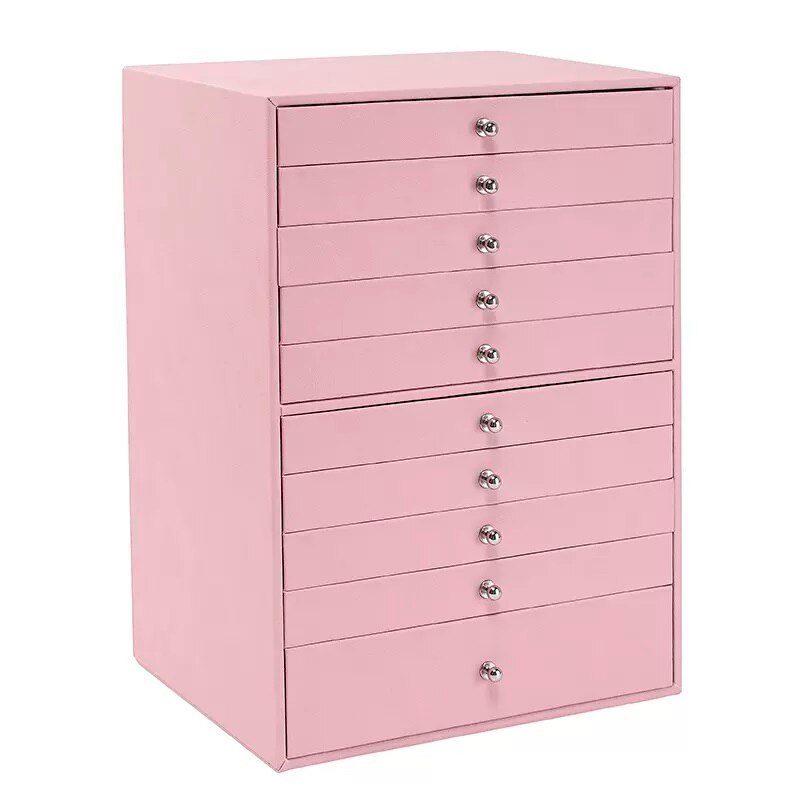 Anevenew 2023 New Super Large Capacity Ten Floor Premium Exquisite Light Luxury Jewelry Storage Cabinet