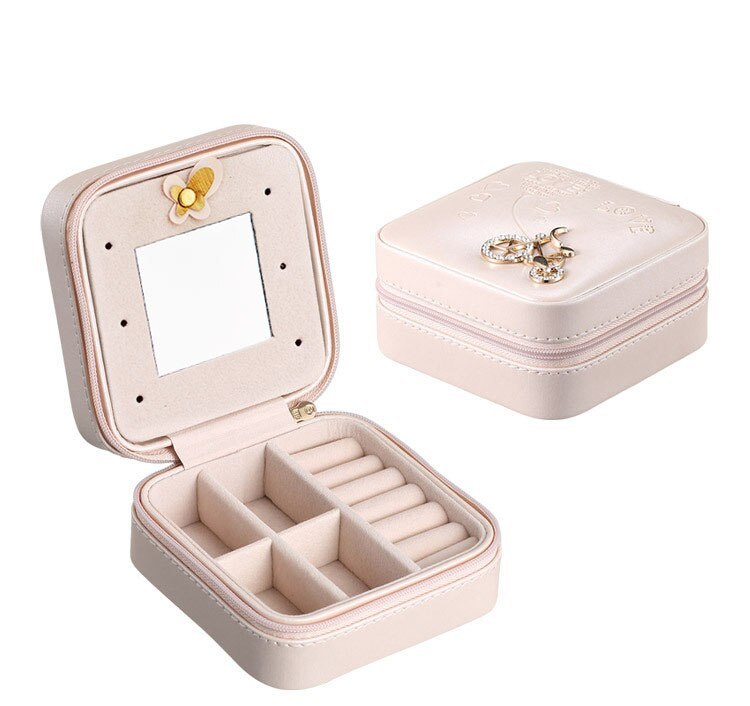 Alenvenew 2023 NEW Dustproof Jewelry Box for Women and Girls With Velvet Storage Earring Ring Necklace Bracelets