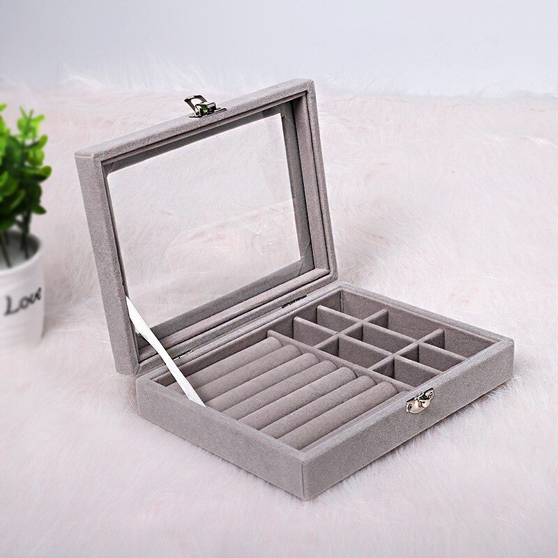 Alenvenew 2023 NEW Dustproof Jewelry Box for Women and Girls  With Velvet   Storage  Earring Ring Necklace Bracelets