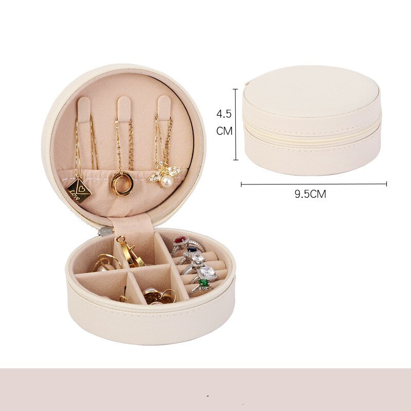 Alenvenew 2023 NEW Dustproof Jewelry Box for Women and Girls With Velvet Storage Earring Ring Necklace Bracelets