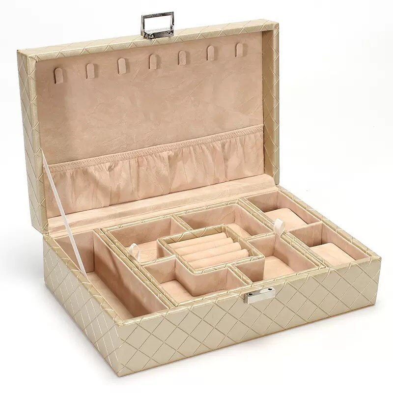 Alenvenew 2023 NEW Jewelry Box for Women and Girls With Velvet Dustproof  Storage Earring Ring Necklace Bracelets