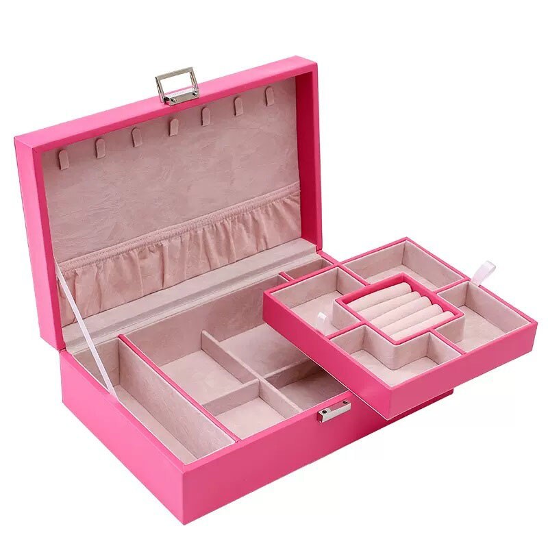 Alenvenew 2023 NEW Jewelry Box for Women and Girls With Velvet Dustproof  Storage Earring Ring Necklace Bracelets
